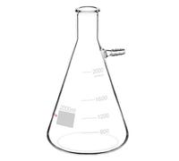 StonyLab Verre Borosilicate Filtrage Flasque, Glass Filtering Flask Filtrage de Laboratoire, Boulon du cou avec Tubulation - 2000ml