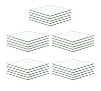stonylab Verre Conducteur Revêtu ITO, Basse Résistance 6 ohm/sq, 50 x 50 x 1,1 mm, Lot de 25