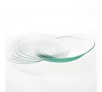 stonylab Verres de Montre Laboratoire, Ensemble de 10 Couvercles en Verre borosilicate avec Bordure Rectifiée de 150 mm Ronde Oblate, Couvercle de Bécher en Verre pour Couvrir les évaporateurs