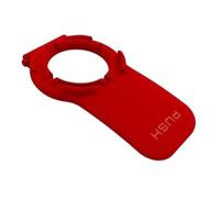 Stoockie Levier Couleur (Noir ou Blanc ou Rouge) - Languette Compatible Supports téléphone Quadlock (Rouge)