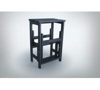 Stool Ladder Tabouret tête Hêtre noir Radius - 4250208614028