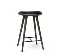 Stool Tabouret / tabouret de bar Sirka gris couleur hêtre Mater 69 cm - 5704794010089