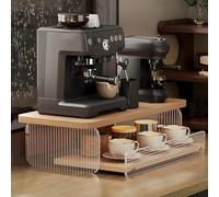 Stoolzfaid éTagèRe De Rangement pour Micros-Ondes,Rangement pour Comptoir De Cuisine,Organisation du Rangement De La Cuisine,éTagèRe pour Micros-Ondes avec Tiroirs,Tiroir De Comptoir