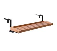 Stoolzfaid Table De Balcon Suspendue,Table De Balustrade De Balcon,Table De Balcon Suspendue Pliable,Bois Table De Bar Balcon pour Balustrade,Multifonctionnel,pour Terrasse,ExtéRieur,Jardin