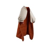 STOOV Huge Hug³ - Couverture chauffante - Sans fil - Technologie de chauffage infrarouge - Pro batterie avec jusqu'à 5 heures chaleur sans fil - 135x180 cm - Original - Terracotta Orange