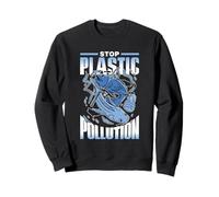 Stop À La Pollution Plastique Gratuit Pollution Plastique Sweatshirt