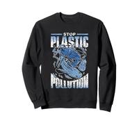 Stop À La Pollution Plastique Gratuit Pollution Plastique Sweatshirt