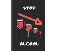 Stop alcool: Carnet pour évaluer sa consommation d'alcool sur 6 mois - simple et pratique!