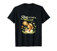 Stop and Smell The Basilic Plant Parent Cottagecore T-Shirt