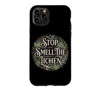 Stop and Smell The Lichen Forest Nature Randonnée Camping Randonnée Coque pour iPhone 11 Pro