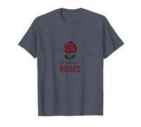 Stop and Smell The Roses Inspiration Floral T-Shirt, Homme, Bleu Chiné, 3XL
