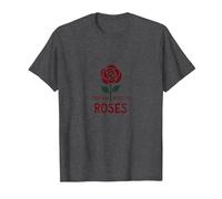 Stop and Smell The Roses Inspiration Floral T-Shirt, Homme, Chiné Foncé, 5XL
