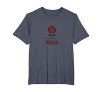 Stop and Smell The Roses Inspiration Floral T-Shirt, Homme Grandes Tailles, Bleu Chiné, 3X Tall