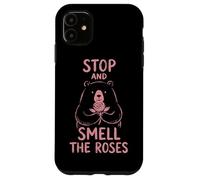 Stop and Smell The Roses Randonnée Camping Nature Lover Coque pour iPhone 11