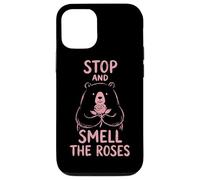 Stop and Smell The Roses Randonnée Camping Nature Lover Coque pour iPhone 12/12 Pro