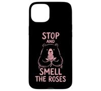 Stop and Smell The Roses Randonnée Camping Nature Lover Coque pour iPhone 15 Plus
