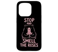 Stop and Smell The Roses Randonnée Camping Nature Lover Coque pour iPhone 15 Pro