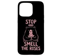 Stop and Smell The Roses Randonnée Camping Nature Lover Coque pour iPhone 15 Pro Max