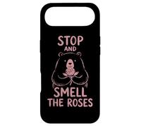Stop and Smell The Roses Randonnée Camping Nature Lover Coque pour iPhone Air