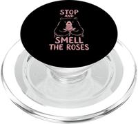 Stop and Smell The Roses Randonnée Camping Nature Lover PopSockets PopGrip pour MagSafe
