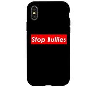 Stop Bullies Anti School and Office Bullying Coque pour iPhone X/XS