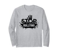 Stop Bullying Empreintes de Mains Anti-Intimidation Manche Longue