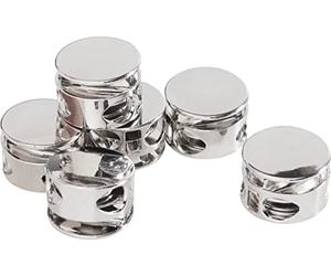 Stop-cordon - Argent - 13,6 x 9,4 mm - 6 pcs