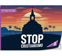 Stop Cristianismo - 115 hojas de juego: El clásico juego «Stop» con fe - Juego para creyentes - Categorías sobre la Biblia, la fe cristiana y la vida espiritual