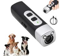 Stop-Croq-Calmez Les Aboiements Tout En Douceur, En Une Pression, Croqpatte Ultrasons Anti Aboiement, Anti-Aboiement Portable Pour Chiens, Anti-Bark Led Light, Pour Sécurité Intérieur Extérieur (B)