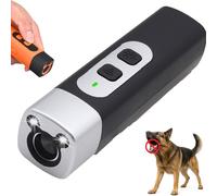 Stop-Croq Répulseur à Ultrasons pour Chiens, Dispositif Anti-Aboiement Portable pour Chiens, Croqpatte Anti Aboiement, Calmez Les Aboiements Tout en Douceur, 3 Modes Ajustables (Argent*1)