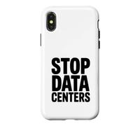 Stop Data Centers Save Our Planet Respectueux de l'environnement Coque pour iPhone X/XS