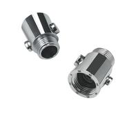 Stop Douche, 2 Pièces Robinet D'arrêT du Pommeau de Douche G1/2, Economiseur D'eau pour Douche à Une Touche Avec Réglage par Interrupteur, pour Pommeau de Douche, Douchette à Main 0XBIT