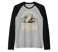 Stop Dropping Trash Into The Splash Ocean Pollution - Manche Raglan