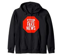 Stop Fake News Media Politics Trump Républicain Sweat à Capuche
