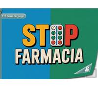 Stop Farmacia - 115 hojas de juego: El clásico juego del «stop» para expertos en medicamentos - Juego para farmacéuticos - Categorías farmacéuticas y sanitarias