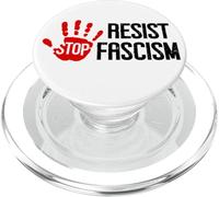 Stop Fascism Resist No Kings America US Protest Anti-Fascism PopSockets PopGrip pour MagSafe