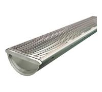 Stop feuilles - grille de protection des gouttières - 1 mètre - gris DALEP
