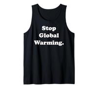 Stop Global Warming Climate Change Awareness Débardeur