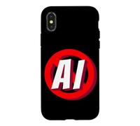 Stop IA Contre L'ia Intelligence Artificielle Digital Detox Coque pour iPhone X/XS
