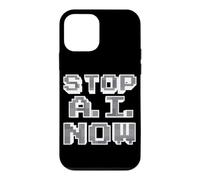 Stop IA Contre L'ia Intelligence Artificielle Stop AI Now Coque pour iPhone 12 Mini