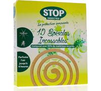 Stop Insectes Spirales Incassables Citronnelle 10uts