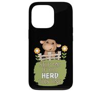 Stop Me If You Herd This One Funny Blague Highland Cow Coque pour iPhone 13 Pro
