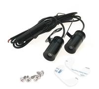 stop moto, projecteur moto Lampe de porte de courtoisie, projection de | Étanche Lampe Led de Projection d'aile de tapis, lumière de courtoisie pour les amateurs de motos, accessoires Bleu glacier