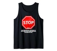 Stop - No Man Comes to The Father John 14:6 Warning Sign Débardeur