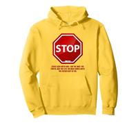 Stop - No Man Comes to The Father John 14:6 Warning Sign Sweat à Capuche