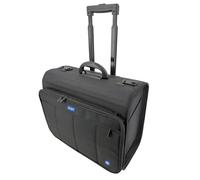 Stop Ocean Plastic 46216 RPET Samar Valise à roulettes pour ordinateur portable avec système de trolley verrouillable, 2 serrures à combinaison, poche plaquée DIN A4, env. 39 x 47 x 24 cm, anthracite,