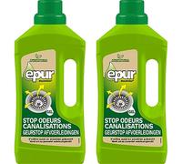 Stop Odeurs Canalisations Biologique, 1 L (Lot de 2)