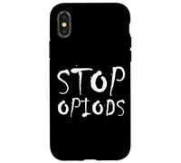 Stop Opiods - End The Opiod Epidemic - Anti Drugs Opiates Coque pour iPhone X/XS