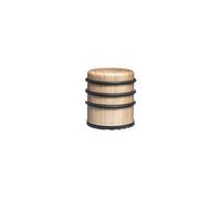 JJA Cale-porte 5five Lock' Dis – Bois naturel avec anneaux de protection en caoutchouc