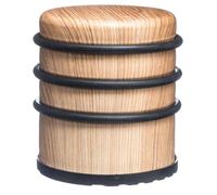 JJA Cale-porte 5five Lock' Dis – Bois naturel avec anneaux de protection en caoutchouc